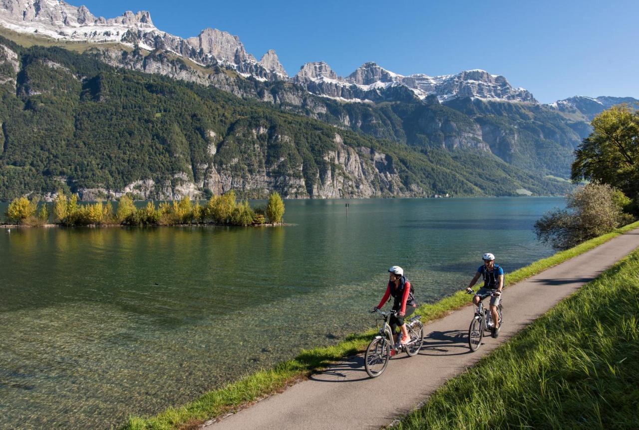 Apart Holidays - Marina Walensee Unterterzen ภายนอก รูปภาพ