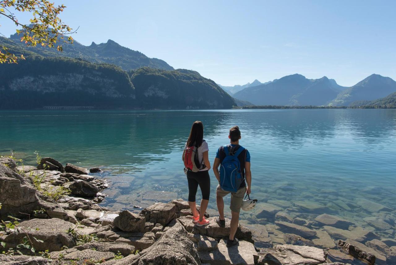Apart Holidays - Marina Walensee Unterterzen ภายนอก รูปภาพ